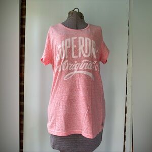 Superdry Women's Light Premium Brand Graphic T-Shirt Size Large